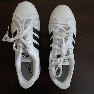 White Adidas Shoes